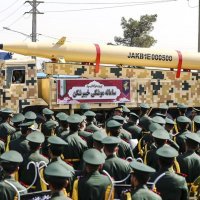 Kejbar Šekan na paradi u Teheranu 2022.