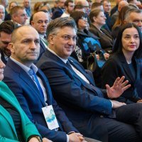 Andrej Plenković i Marija Vučković na otvorenju Dana poljoprivrede u Osijeku