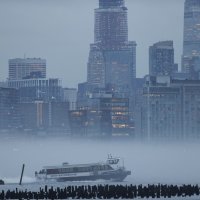 New York obavijen maglom