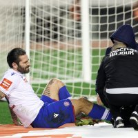Marko Livaja, ozljeda, Hajduk - Rijeka, 28.1.2024.
