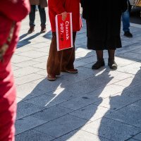 Prosvjed novinara u Splitu