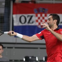 Tenis: Marin Čilić - Zizou Bergs, susret kvalifikacija Davis Cupa, Varaždin, 03.02.2024.