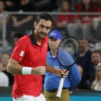 Tenis: Marin Čilić - Zizou Bergs, susret kvalifikacija Davis Cupa, Varaždin, 03.02.2024.