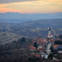 Zalazak sunca u Zagorju