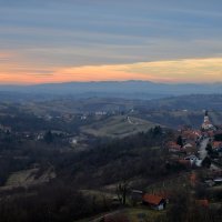 Zalazak sunca u Zagorju