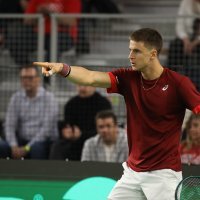 Duje Ajdukovic - Zizou Bergs, Davis Cup, 4.2.2024.