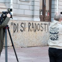 Na Mimari osvanuli grafiti SMS poruka Josipe Rimac i Ivana Turudića