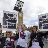 Kampanja za spuštanje granice za glasanje na 16 godina u Velikoj Britaniji