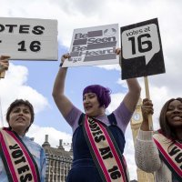 Kampanja za spuštanje granice za glasanje na 16 godina u Velikoj Britaniji