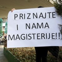 Prosvjed fizioterapeuta ispred Ministarstva zdravstva