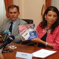 Josipa Rimac u vrijeme dok je bila gradonačelnica Knina