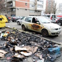 Požar na kontejnerima u Sopotu