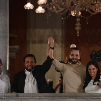 Bukele proslavlja izbornu pobjedu sa sljedbenicima