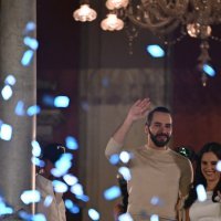 Bukele proslavlja izbornu pobjedu sa sljedbenicima