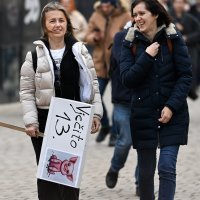 Počelo je okupljanje prosvjednika na Europskom trgu