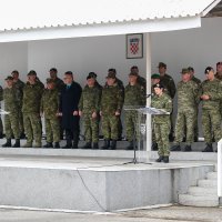 Ispraćaj 4. hrvatskog kontingenta u Mađarsku