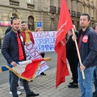 Prosvjed na Markovu trgu