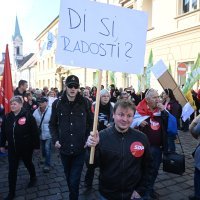 Prosvjed na Markovu trgu