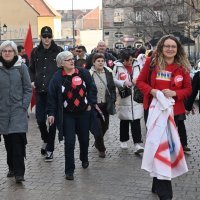Okupljanje prosvjednika prije dolaska na Markov trg