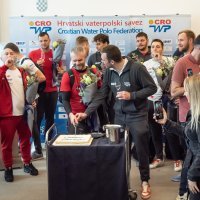 Doček zlatnih vaterpolista sa Svjetskog prvenstva u Dohi