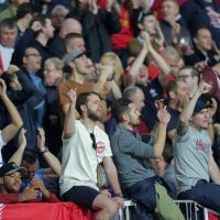 Navijači na utakmici Maribor - Liverpool