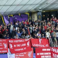 Navijači na utakmici Maribor - Liverpool
