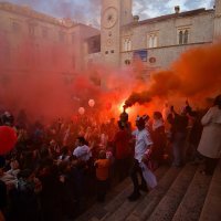 Dubrovnik: Doček zlatnih vaterpolista 19.2.2024.