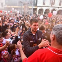 Dubrovnik: Doček zlatnih vaterpolista 19.2.2024.