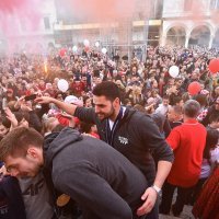 Dubrovnik: Doček zlatnih vaterpolista 19.2.2024.