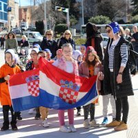 Šibenik doček vaterpolista Ivica Tucak 20.2.2024.