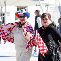 Šibenik doček vaterpolista Ivica Tucak 20.2.2024.