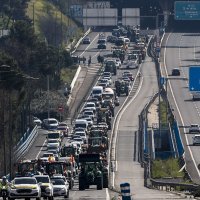 Prosvjedi poljoprivrednika u središtu Madrida, Španjolska