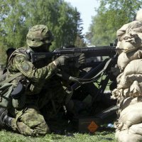 Pripadnici estonske Obrambene garde na vježbi