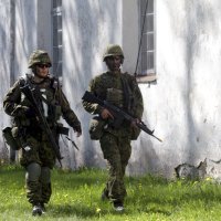 Pripadnici estonske Obrambene garde na vježbi