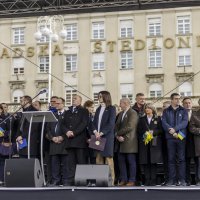 Skup podrške Ukrajini na Trgu bana Josipa Jelačića