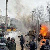 Prosvjed poljoprivrednika u Bruxellesu