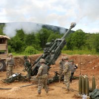 Vojna vježba na Slunju - ilustracija