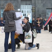 Prosvjednici protiv molitelja, Šibenik