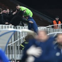 Slavlje nogometaša Rudeša nakon prve pobjede, 4.3.2024.