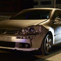 Sudar policijskog motora i automobila u zagrebačkom naselju Blato