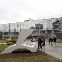 Spomenik izbrisanima ispred Centra Rog u Ljubljani