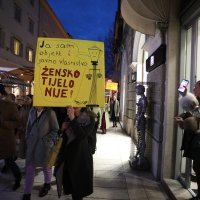 Rijeka: Povorka Prosvjedni marš za Osmi mart