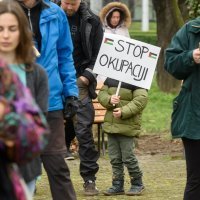 Prosvjed ispred izraelskog veleposlanstva u Zagrebu