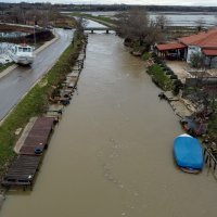 Poplavljeni Nin iz zraka
