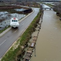 Poplavljeni Nin iz zraka