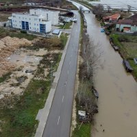 Poplavljeni Nin iz zraka