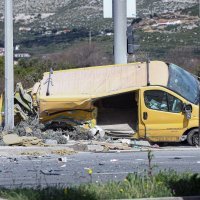 Sudar na Jadranskoj magistrali kod Trogira