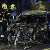 Požar automobila u Zagrebu