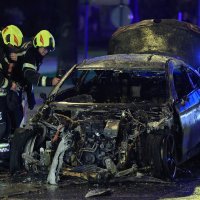 Požar automobila u Zagrebu