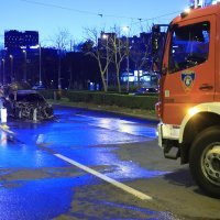 Požar automobila u Zagrebu